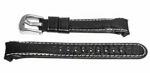 TW Steel 45mm Black Glossy Leather Strap for Grandeur Tech Model - 22mm - Picture 1 of 1