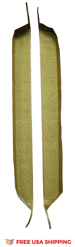 FITS 1967 Pontiac Firebird Door Panel Inserts with Binding 2pc Loop Carpet Foto 1 de 1