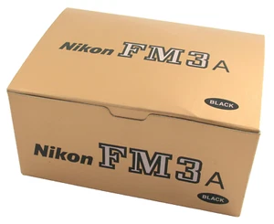 NIKON black FM3A FM 3A superclassic iconic Camera body Gehäuse top boxed OVP - Bild 1 von 13