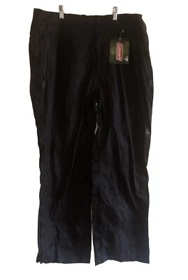Coleman The Outdoor Co. Men’s Black Nylon Pants Unisex XL Camping Hunting NWT - Image 1 of 4