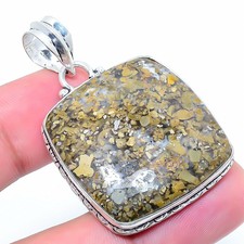 Gift Jewelry Pendant 1.89" y339 Copper Spiny Oyster Gemstone Handmade