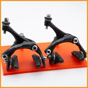 CAMPAGNOLO XENON BRAKE CALIPERS ROAD BIKE VINTAGE DUAL PIVOT RIM BLACK 90S OLD - Picture 1 of 8