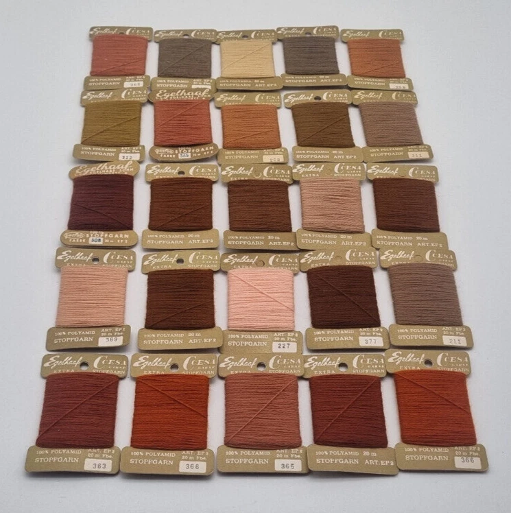 Stopfgarn 25 Egelhaaf Stopfgarn Karten aus 100% Polyamid - Bunte Mischung 38 - Bild 1 von 1