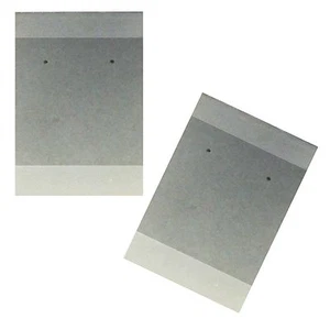 Große Ohrring Display Karten grau beflockt 2" x 3" Made in USA 50er Pack - Bild 1 von 2