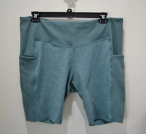 NWT WOMEN'S THE NORTH FACE DUNE SKY TGT GOBLIN BLUE BIKER SHORTS LEGGINGS SZ 3XL - Picture 1 of 4