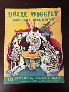 VINTAGE 1943 Uncle Wiggly and The Milkman Childrens Book 10 Stories Howard Garis - Picture 1 of 11