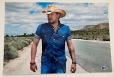Jason Aldean Signed Autographed 10x15 Photo Country Music Star Beckett BAS COA