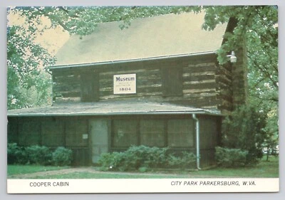 Cooper Cabin City Park Parkersburg West Virginia Postcard - Image 1 of 2