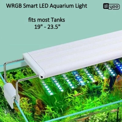 Acuario Pecera Luz LED Azul y Blanco 19 Pulgadas a 23 Pulgadas Foto 1 de 4