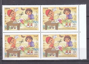 stamps LIBYA 2015 INTERNATIONAL CHILD DAY MNH BLOCK #159 - Picture 1 of 2