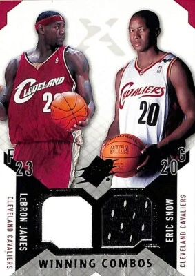 2004-05 SPx Winning Combos LeBron James Eric Snow #WC-JS - Image 1 of 2