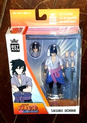 Figura BST AXN Shonen Jump Naruto Shippuden: SASUKE UCHIHA 5" ¡con accesorios! Foto 1 de 4