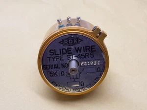 RIKADENKI KOGYO SLIDE WIRE ST-45RS Widerstand Potentiometer 5K RDK - Bild 1 von 5