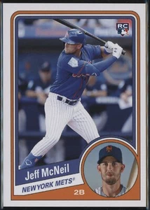 Jeff McNeil 2019 Throwback Thursday Set 16 TBT #91 (B) Rookie RC Mets - Imagen 1 de 2