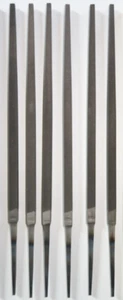 6 x Vintage Nicholson Square Smooth Hand File 6" - Made in USA Files - Picture 1 of 3