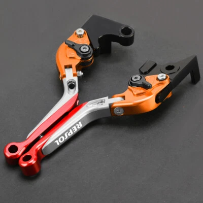 Brake Clutch Levers For HONDA 600RR 1000RR 03-21 REPSOL Folding Extendable - Image 1 of 4