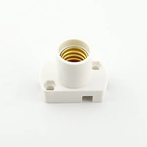 E12 LED Bulb Lamp Light Chandelier Base Screw Holder Rectangle Shell Wall Socket - Picture 1 of 5