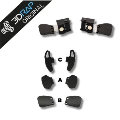 3DRAP UNIVERSAL MAGNETIC PADDLES FOR CUSTOM STEERING WHEELS (EXTERNAL USE)