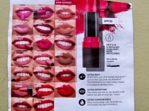 AVON ULTRA COLOUR MATTE LIPSTICK SHADE BLUSH NEW LOOK SEALED (A) - Picture 1 of 2