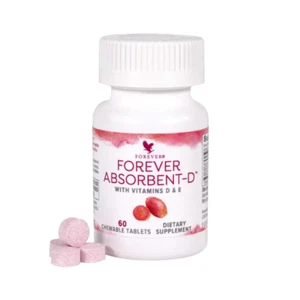 Forever Absorbent-D prickly pear-flavored chewable tabs HALAL, KOSHER - Picture 1 of 1