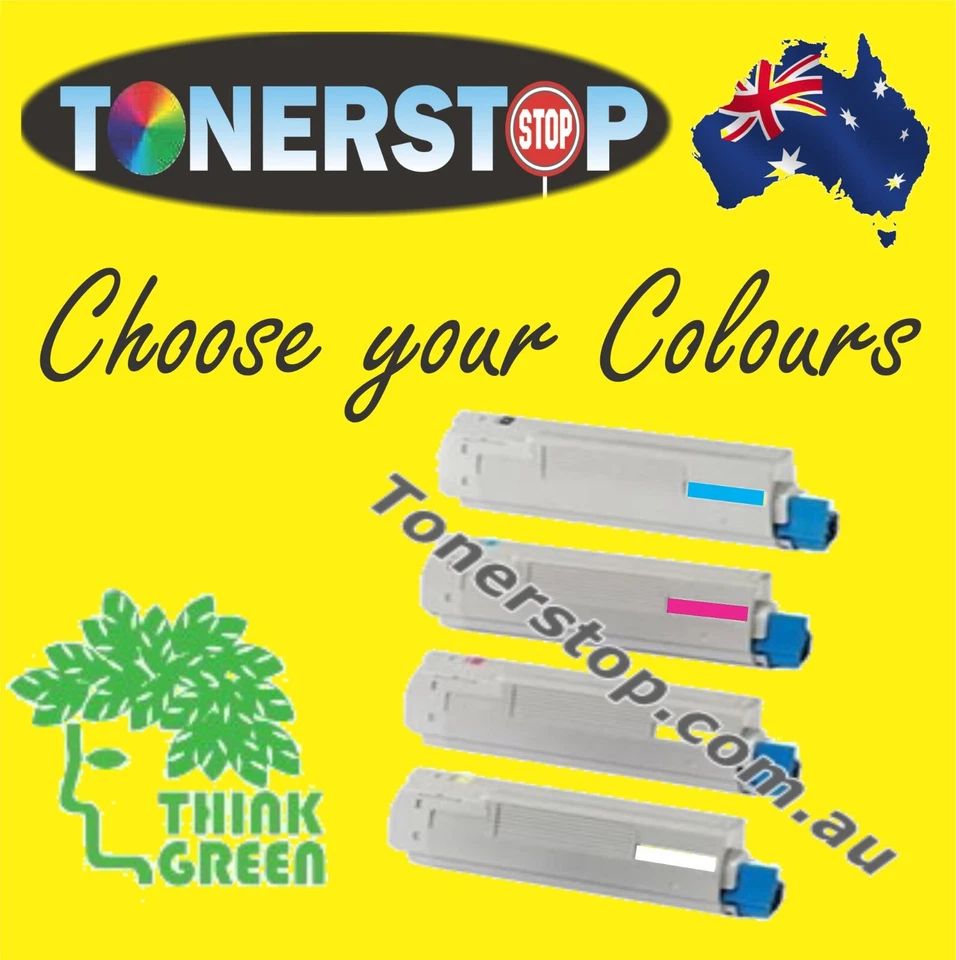 COMPATIBLE TONER CARTRIDGES TO SUIT OKI PRO8432WT 8432WT 8432 INCLUDING 6K WHITE - Image 1 of 1