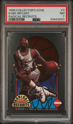 Collectors Edge Radical Recruits 3 Kobe Bryant 1996 0632/6750 PSA 7 Lakers Foto 1 de 2
