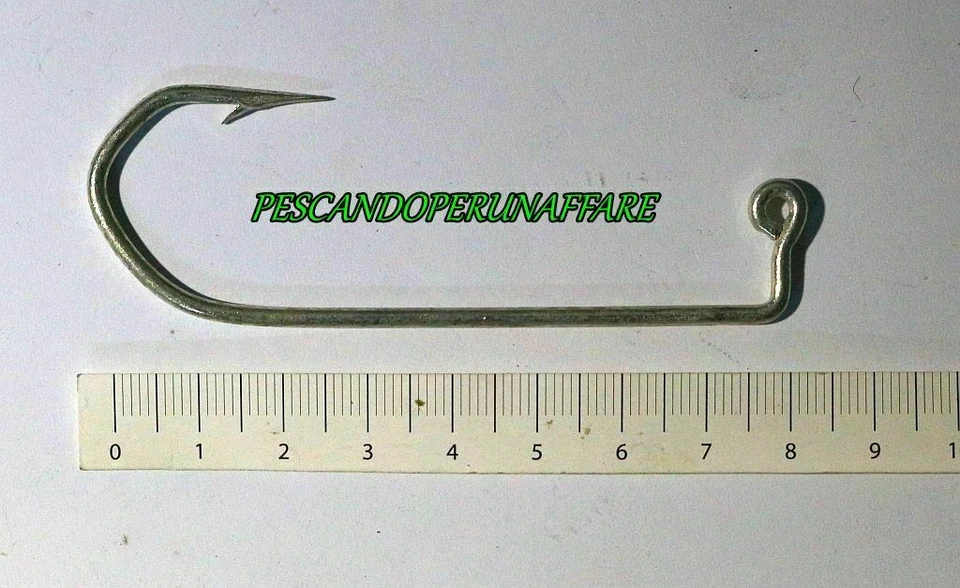 MUSTAD 10707 CT AMO JIG,OCCHIELLO A 90° APERTO,GAMBO LUNGO,DURATIN - Immagine 1 di 1