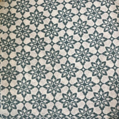 Лот из 15 8,25 «X 8,25» квадраты PRECUT 100% хлопок фланель ткани синий снежинка - Изображение 1 из 4