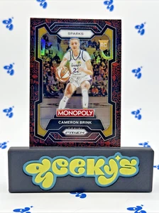 2024 Panini Prizm Monopoly WNBA - Cameron Brink #39 Classic Icons Red Prizm (RC) - Picture 1 of 17