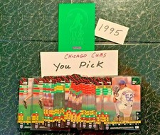 Chicago Cubs 1995 TOP OF THE ORDER You Pick Cards COMPLETE YOUR TEAM Donruss