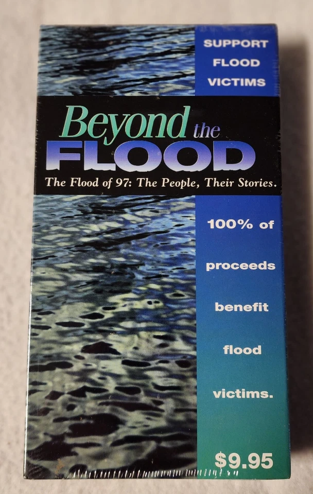 Beyond the Flood of 1997 Red River People Stories VHS Video Tape Minnesota ND - Image 1 of 2