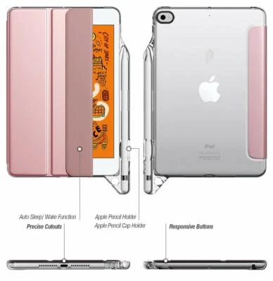 Чехол для планшета Smart тройного сложения для iPad Mini 5 2019 с функцией сна и пробуждения - Изображение 1 из 4