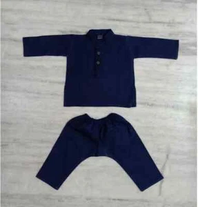 Baby and Kids Kurta Toddler kurta, Solid -Desi Boy kurta, baby shower gift - Picture 1 of 3