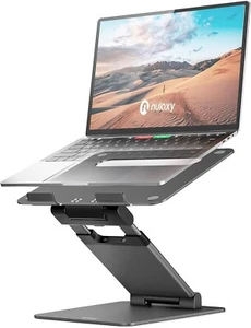 NULAXY Laptop Stand for Desk, Adjustable Laptop Riser Ergonomic Laptop Holder Ad - Photo 1/7