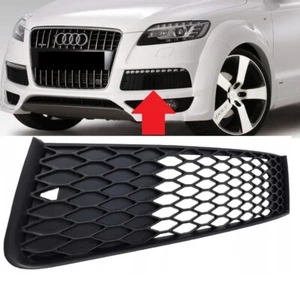 LEFT FRONT BUMPER UPPER GRILL FITS FOR AUDI Q7 4L 2010-2015 S-LINE - Picture 1 of 4