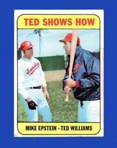 1969 Topps Set-Break #539 T.Williams/M.Epstein VG-VGEX (marked) *GMCARDS*