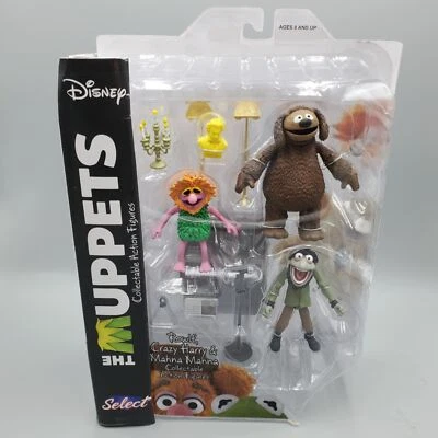 Muppets Rowlf Mahna Crazy Harry Action Figure Diamond Select Muppet Figures - Image 1 of 4