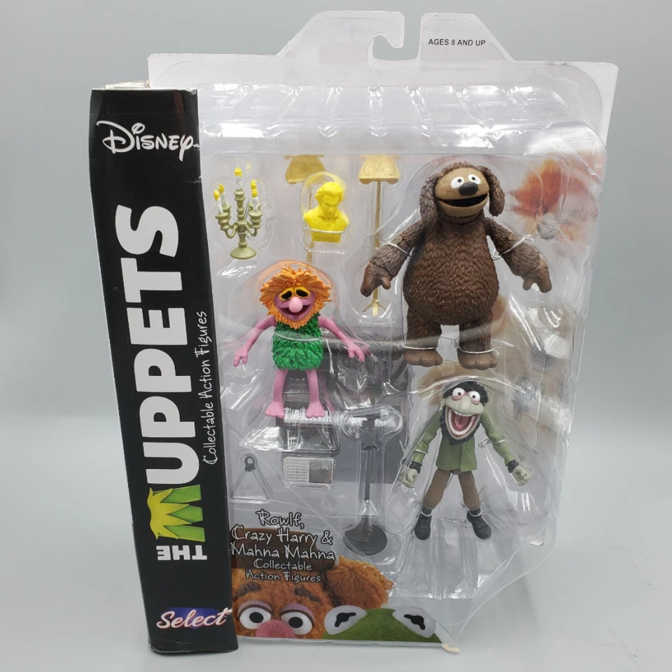 The Muppets MAY168098 Select Series 3 Rowlf and Crazy Harry Action Figure