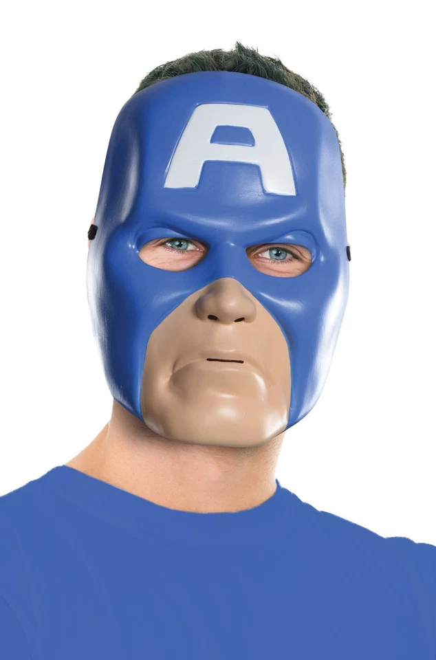 Brand New Marvel Comics Classic Captain America 1/2 Adult Mask - Image 1 of 1