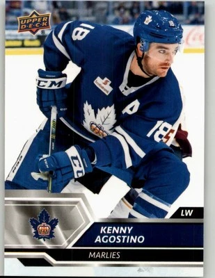 2019-20 Upper Deck AHL Kenny Agostino #62 Toronto Marlies - Image 1 of 2