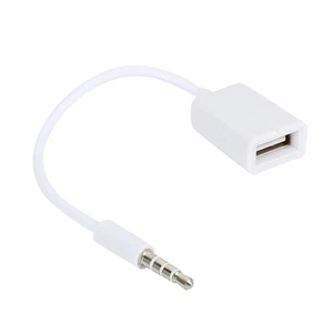 1X(3.5mm  AUX Audio Plug Jack A USB 2.0 Femmina  per  MP3 W9O5) - Picture 1 of 1