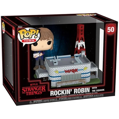 Funko POP Town Stranger Things Rockin’ Robin with The Squawk 50 – Vinyl Set