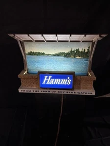 Vintage Hamms Beer Lake Scene Sign - Picture 1 of 8