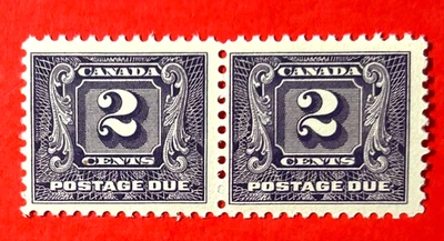 CANADA Sc#J7 1930 Postage Due Block of 2 Mint NH OG VF/XF Perf:11 (14-351) - Image 1 of 3
