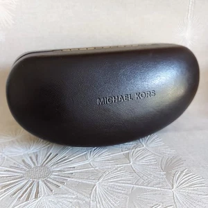 LIGHTLY USED MICHAEL KORS ORIGINAL BROWN SUNGLASSES GLASSES CASE ONLY - Picture 1 of 8