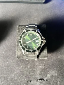 Armani watch for men, quartz movement and 42mm case size with stainless steel - Picture 1 of 1