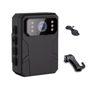 4K HD Law Enforcement Cam Body Camera Recorder w/ Audio Night Vision Record - Picture 1 of 23