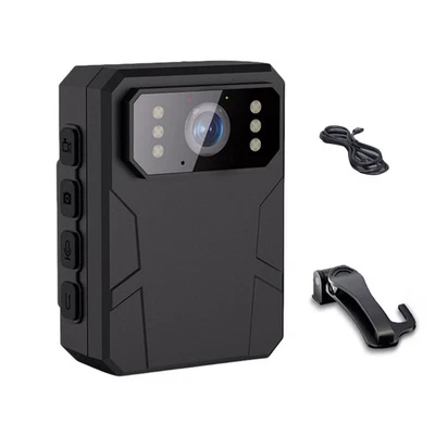 4K HD Law Enforcement Cam Body Camera Recorder w/ Audio Night Vision Record - Image 1 of 4