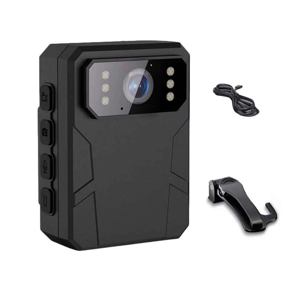 4K HD Law Enforcement Cam Body Camera Recorder w/ Audio Night Vision Record - Image 1 of 4