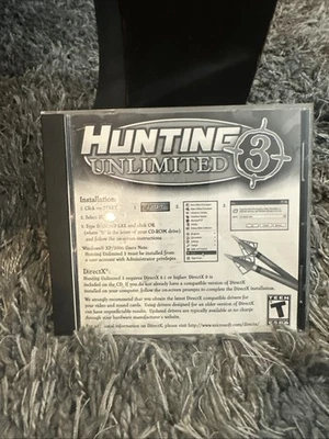 Hunting Unlimited 3 Jewel Case With Sleeve (PC, 2004) Windows PC CD-Rom - Tested - Image 1 of 4